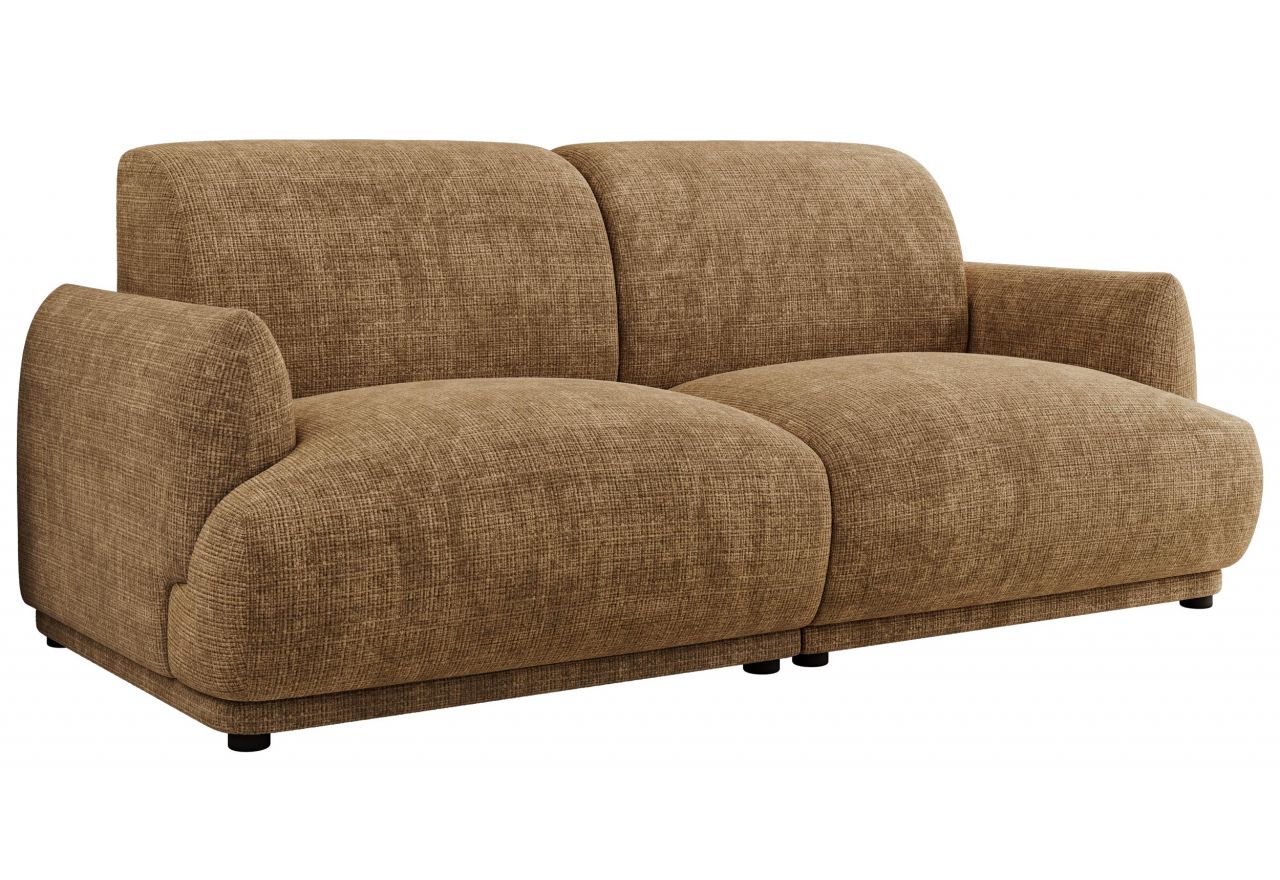 Sofa PUNTA - jasnobrązowy, szenil grubo tkany