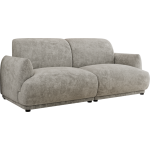Sofa PUNTA - jasnoszary, szenil grubo tkany