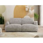 Sofa PUNTA - jasnoszary, szenil grubo tkany