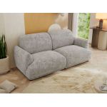 Sofa PUNTA - jasnoszary, szenil grubo tkany