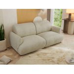 Sofa PUNTA - kremowy, welwet