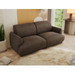 Sofa PUNTA - brązowy, welwet