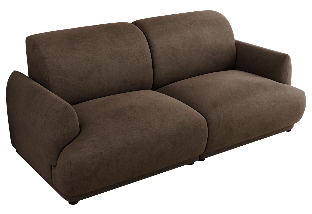 Sofa PUNTA - brązowy, welwet