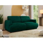 Sofa PUNTA - ciemnozielony, welwet