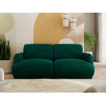 Sofa PUNTA - ciemnozielony, welwet