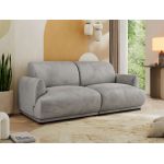 Sofa PUNTA - jasnoszary, welwet