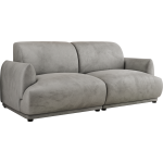 Sofa PUNTA - jasnoszary, welwet