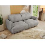 Sofa PUNTA - jasnoszary, welwet