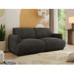 Sofa PUNTA - ciemnoszary, welwet