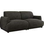 Sofa PUNTA - ciemnoszary, welwet