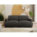 Sofa PUNTA - ciemnoszary, welwet