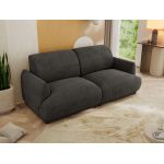 Sofa PUNTA - ciemnoszary, welwet