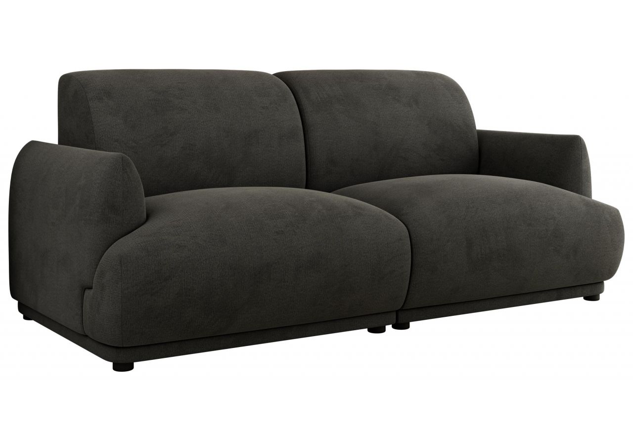 Sofa PUNTA - ciemnoszary, welwet