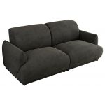Sofa PUNTA - ciemnoszary, welwet