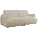 Sofa PUNTA - kremowy, struktura