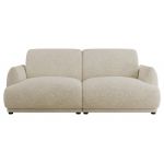 Sofa PUNTA - kremowy, struktura