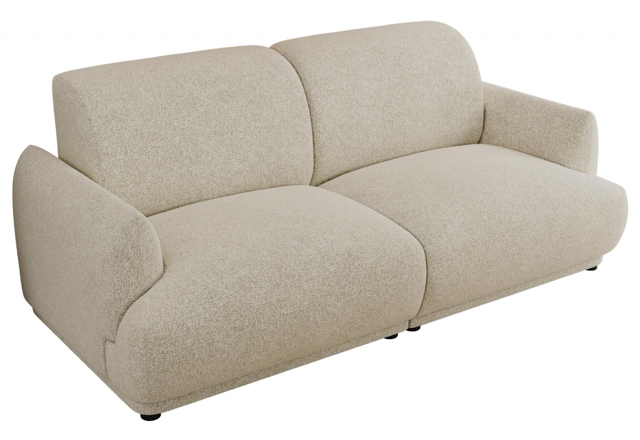 Sofa PUNTA - kremowy, struktura