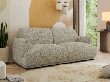 Sofa PUNTA - beżowy, struktura