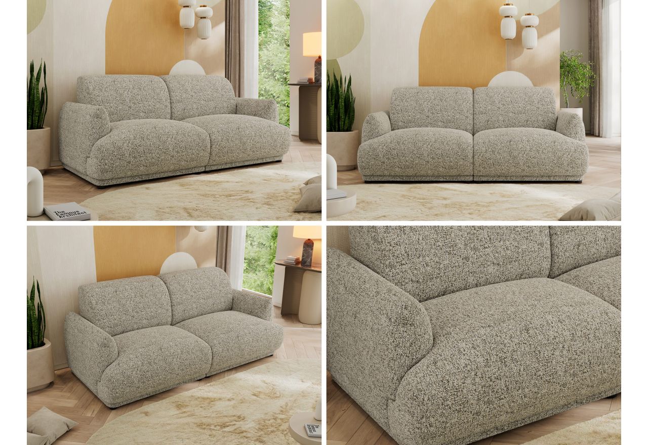 Sofa PUNTA - beżowy, struktura