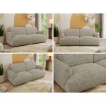 Sofa PUNTA - beżowy, struktura