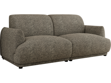 Sofa PUNTA - szary, struktura