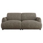 Sofa PUNTA - szary, struktura