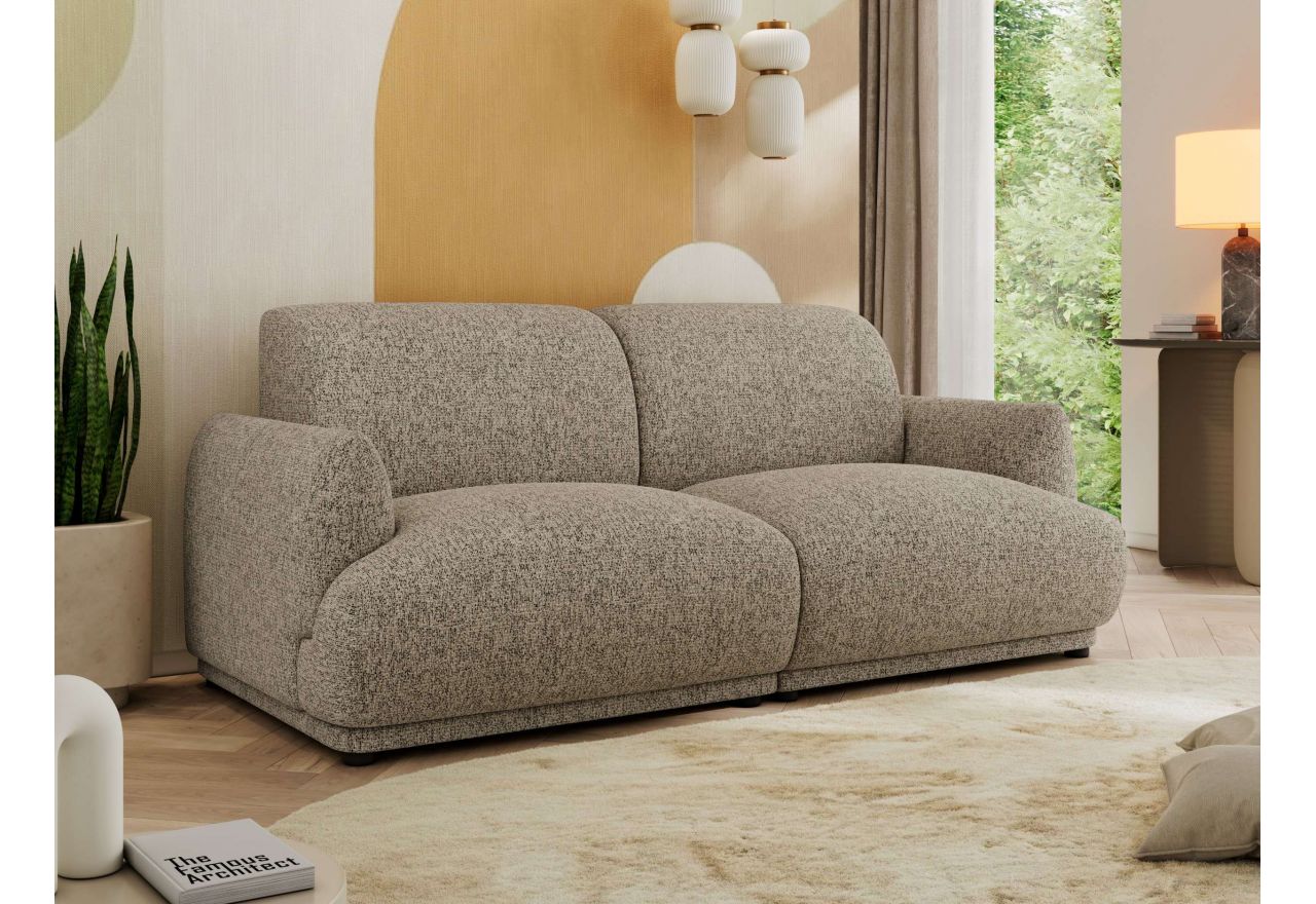 Sofa PUNTA - ciemnobeżowy, struktura
