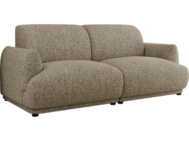 Sofa PUNTA - ciemnobeżowy, struktura