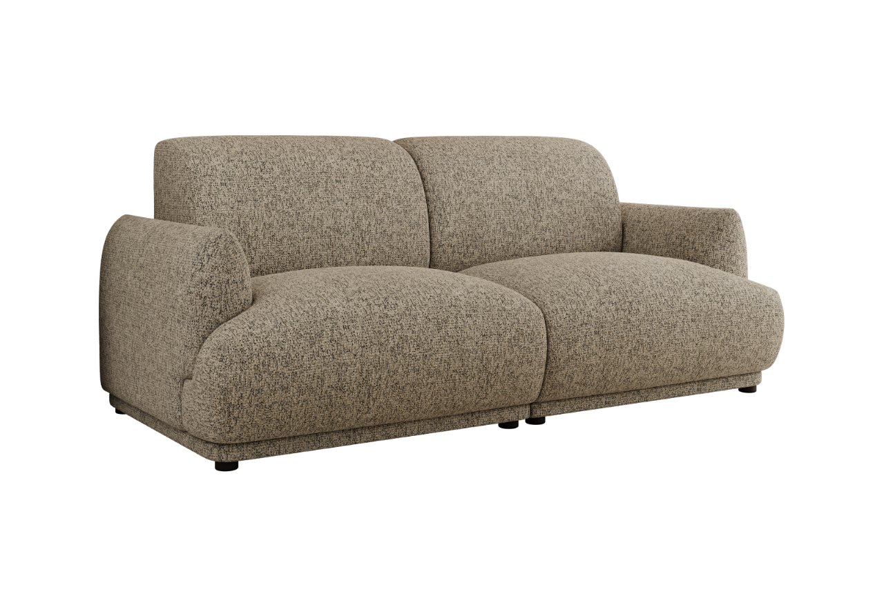 Sofa PUNTA - ciemnobeżowy, struktura