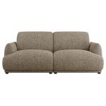 Sofa PUNTA - ciemnobeżowy, struktura