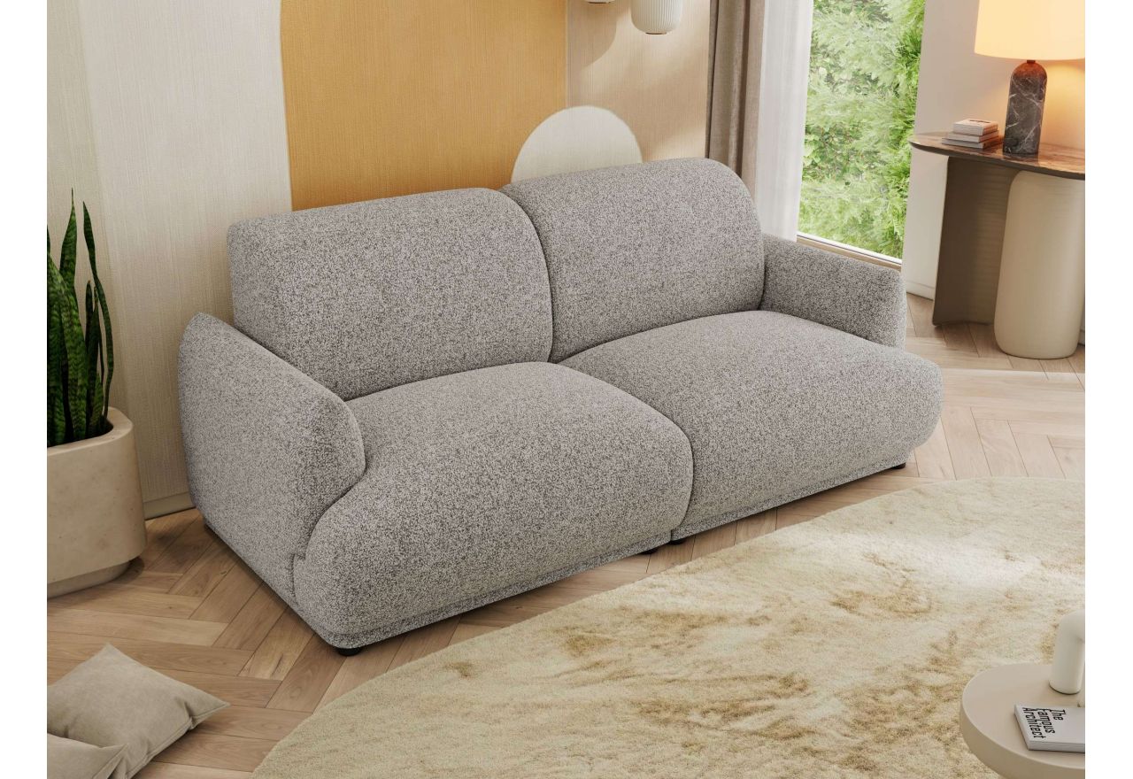 Sofa PUNTA - jasnoszary, struktura