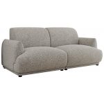 Sofa PUNTA - jasnoszary, struktura