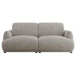 Sofa PUNTA - jasnoszary, struktura