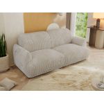 Sofa PUNTA - beżowy, sztruks