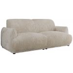 Sofa PUNTA - beżowy, sztruks