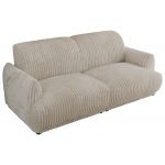 Sofa PUNTA - beżowy, sztruks