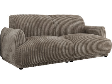 Sofa PUNTA - jasnobrązowy, sztruks