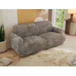 Sofa PUNTA - jasnobrązowy, sztruks