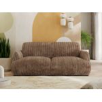 Sofa PUNTA - brązowy, sztruks