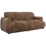 Sofa PUNTA - brązowy, sztruks