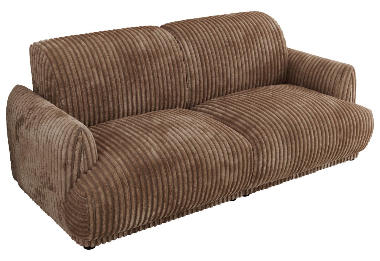 Sofa PUNTA - brązowy, sztruks