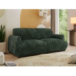 Sofa PUNTA - ciemnozielony, sztruks