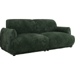Sofa PUNTA - ciemnozielony, sztruks