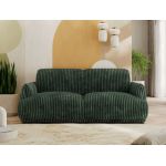 Sofa PUNTA - ciemnozielony, sztruks