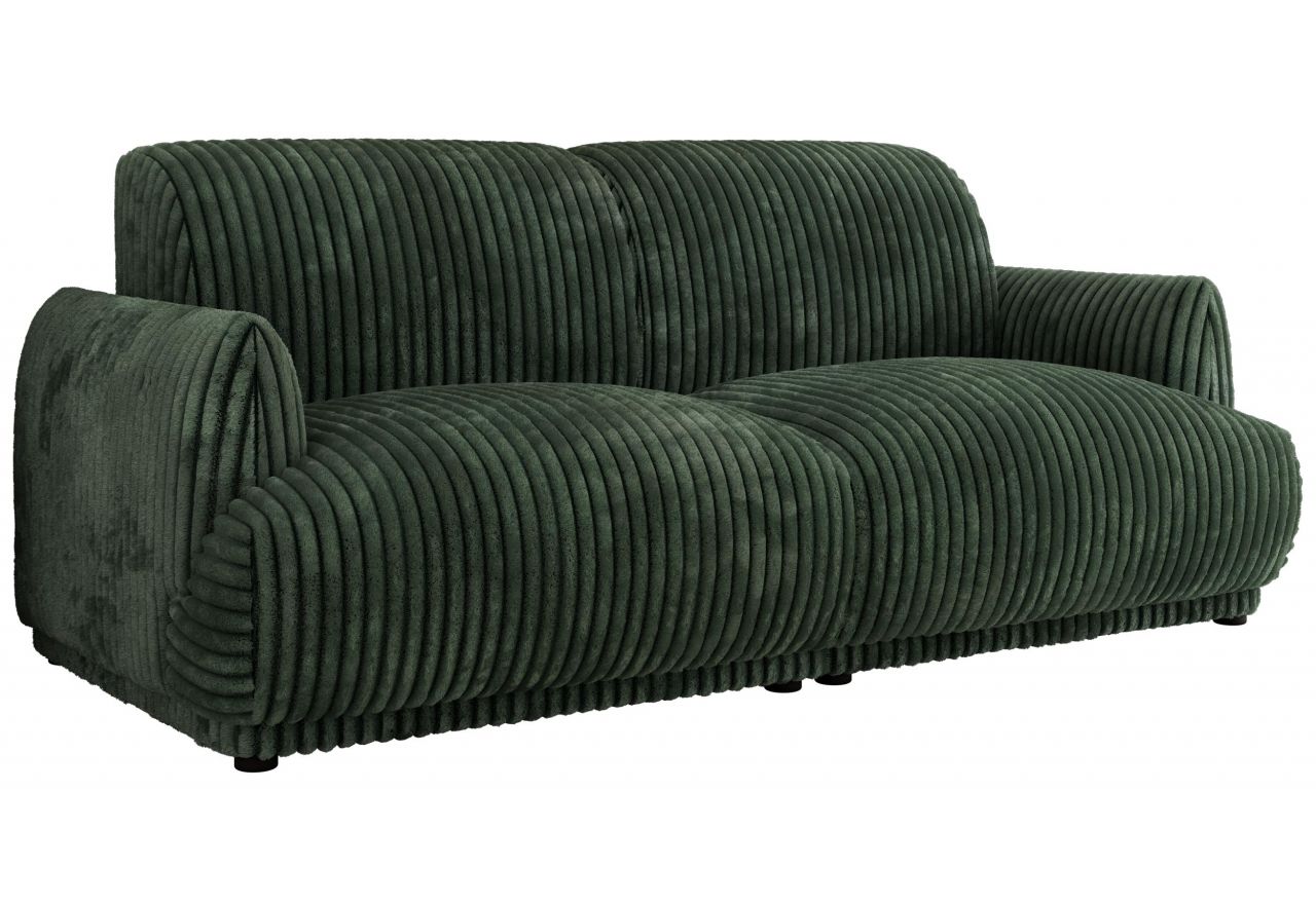 Sofa PUNTA - ciemnozielony, sztruks