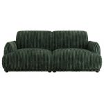 Sofa PUNTA - ciemnozielony, sztruks