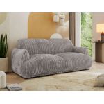 Sofa PUNTA - jasnoszary, sztruks