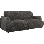 Sofa PUNTA - szary, sztruks