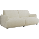 Sofa PUNTA - kremowy, szenil gładki