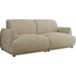Sofa PUNTA - beżowy, szenil gładki